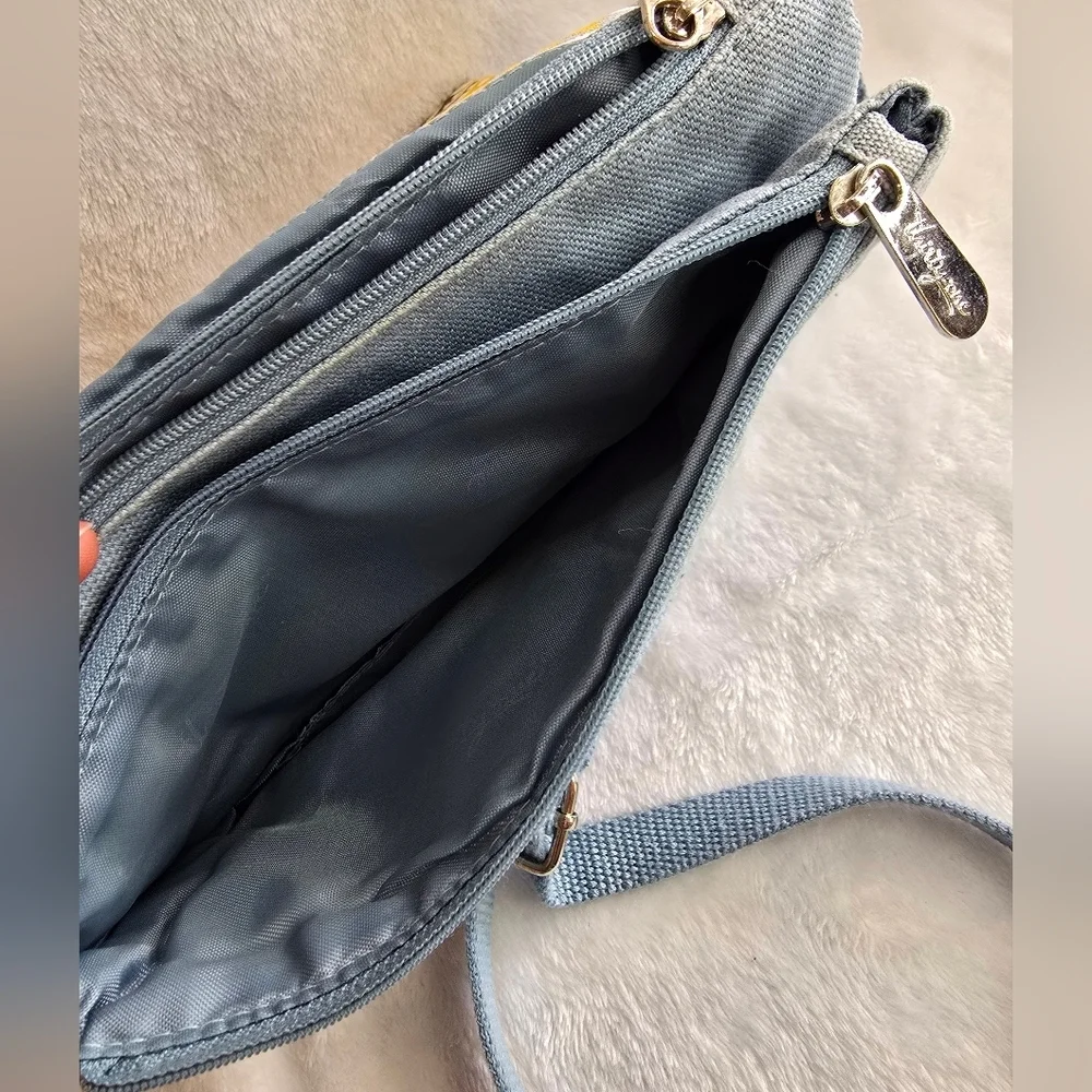 Thirty-one Parisian Garden Paisley Double Up Crossbody Bag